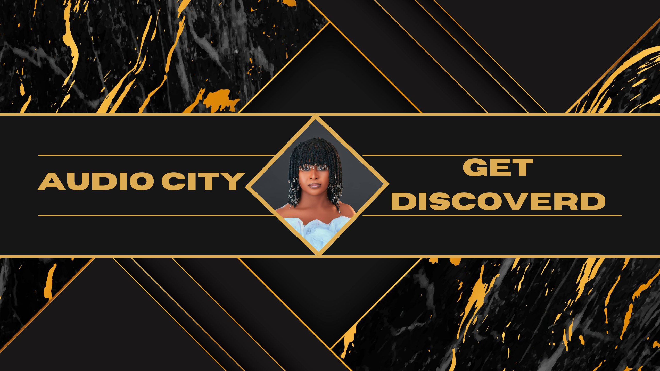 Black Minimalist Music YouTube Banner